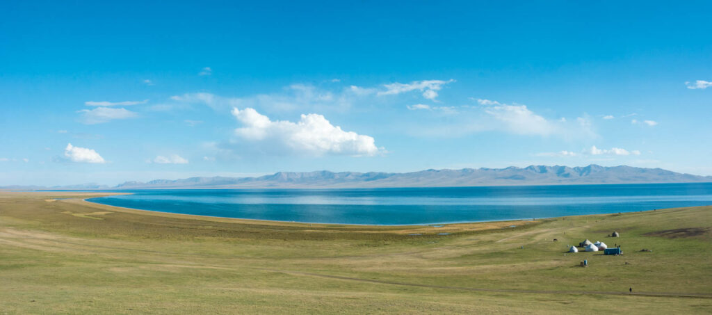 song kul lake, kyrgyzstan