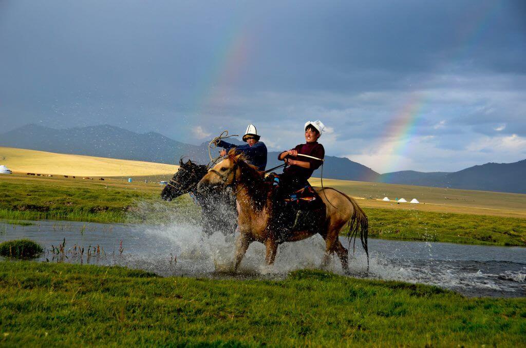 horse riding in Kyrgyzstan