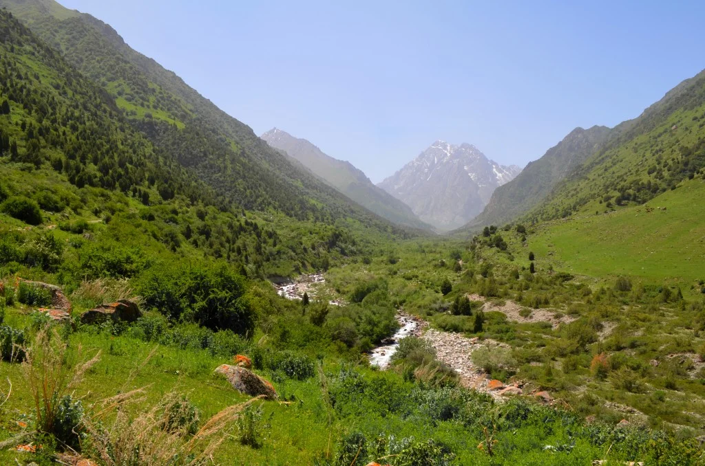 issyk ata gorge view