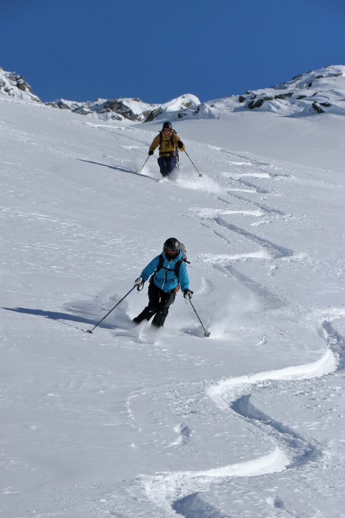 ski, snow, nature, winter, deep snow, departure, backcountry skiiing, ski, ski, ski, ski, ski