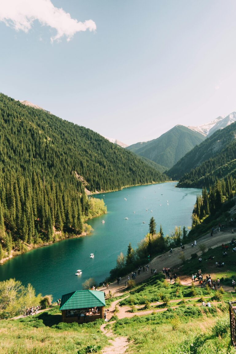 lake in kazakhstan