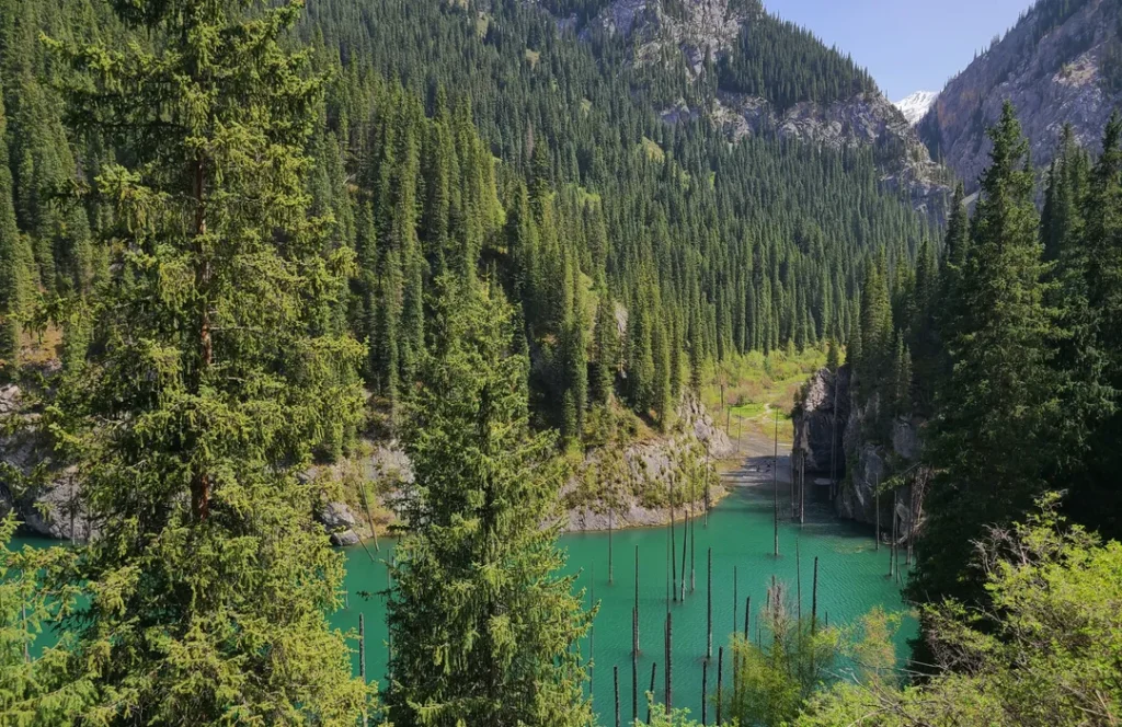 kaindy lake kaz
