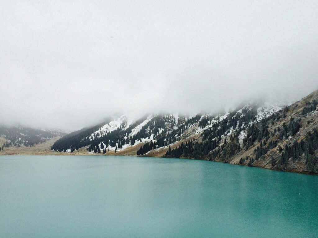 Scenic mountain landscape in Central Asia