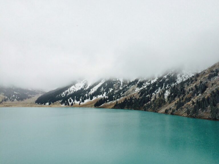 Scenic mountain landscape in Central Asia