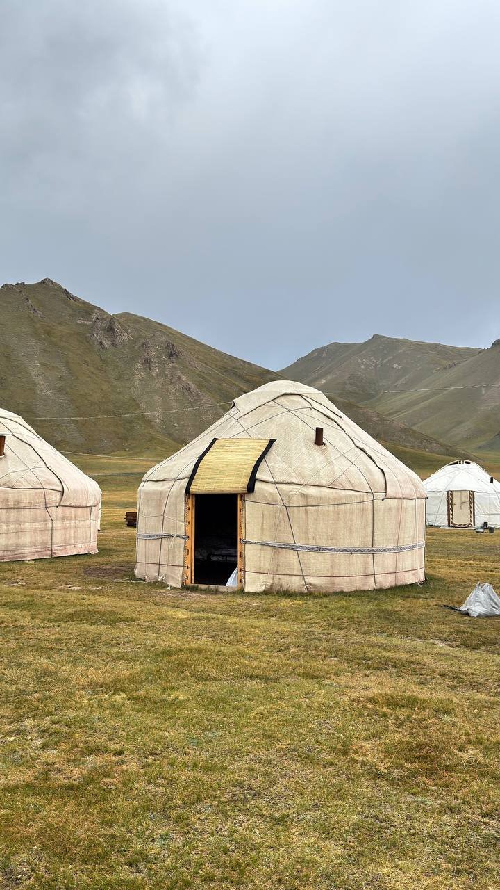 yurt camp kel suu lake