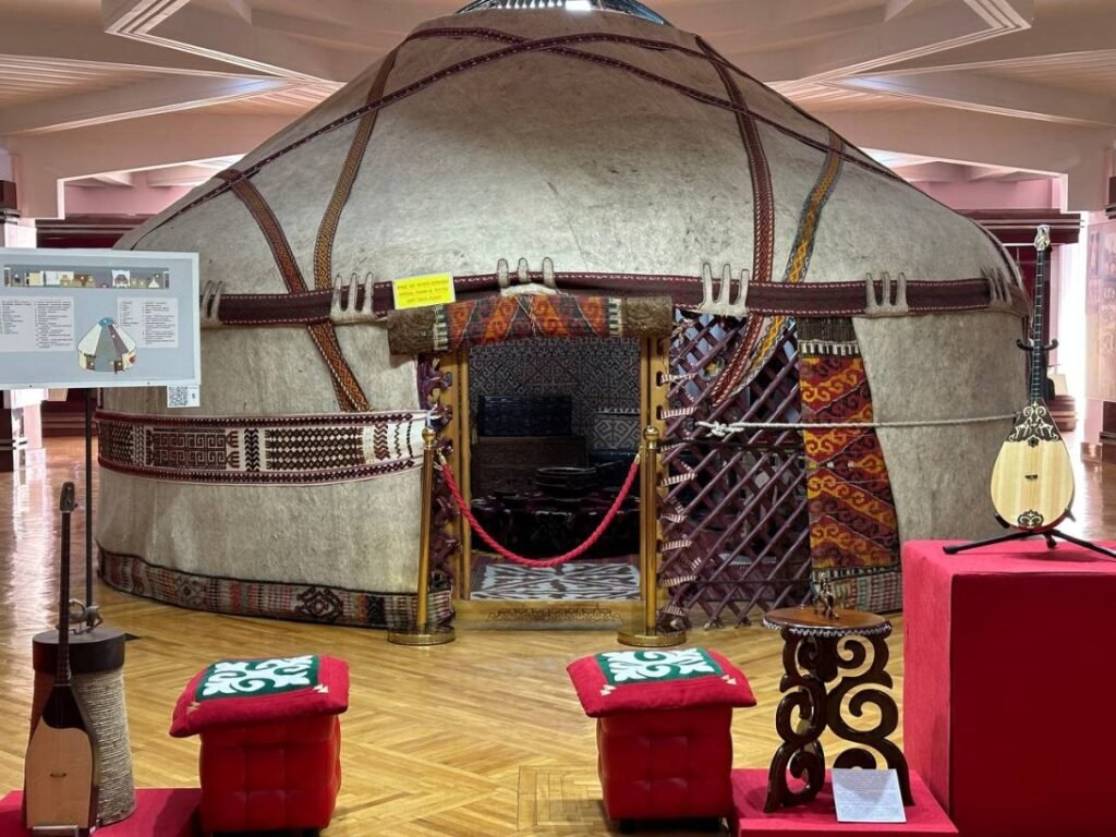 yurt in the almaty museum
