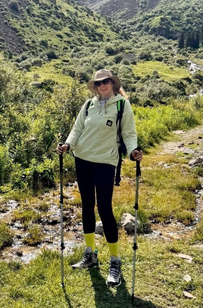 Olga Tushkova Trekking-Expertin doctour kyrgyz Mitbegründerin